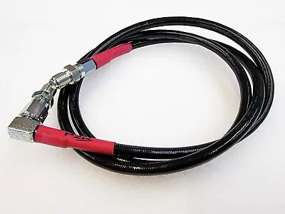 P2R Full Length Black Steel Braided Clutch Line Fits 03-07 Honda Accord V6 P766R • $84.99