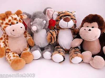 £12.99 • Buy BNWT By Keel Baby Soft Cuddly. Choose From Elephant Giraffe Monkey Tiger