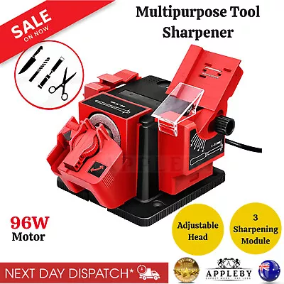 Electric Multi Function Sharpener Tool Drill Bit Knife Scissor Chisel Planer • $39.83