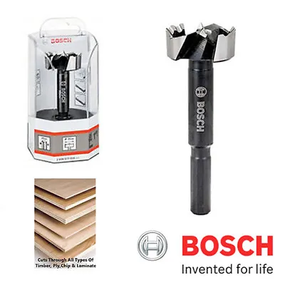 £14.25 • Buy BOSCH Forstner Hinge Hole Boring Cutter Wood Drill Bit Sizes Available 10mm-50mm