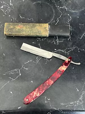 Antique Vintage Straight Razor Butcher Brothers Sheffield With Box • $14.99