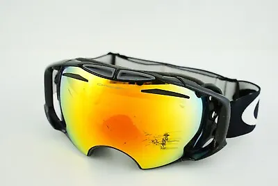 AIRBRAKE Polished Black/Fire Iridium Oakley Snow Goggles • $84.99