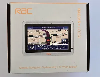 RAC 315 Sat Nav - Good Working Order - Original Box & Books • £19.99