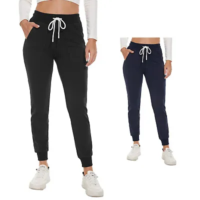 Women Sweatpants Stretch Loose Fit Joggers Drawstring Pockets Workout Gym Pants • $15.99