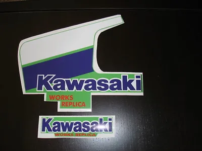 1986 Kawasaki Kx 125 Tank And Radiator Shroud Decal Kit Ahrma Vintage Motocross • $34.59