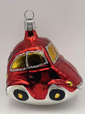 Volkswagen Beetle (Bug!) Red Christmas Ornament • $9.95