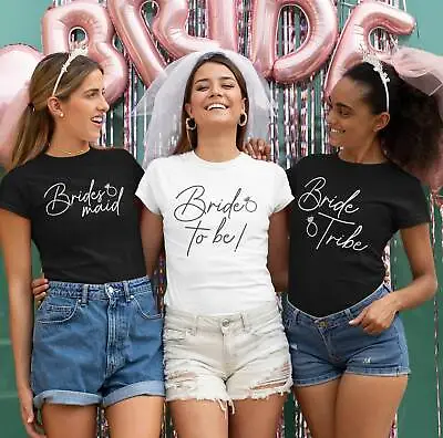 Bachelorette Party T-shirts - Hen Party Tee's For The Bride Tribe- Bridal Party • £9.99