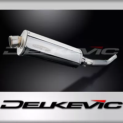 KAWASAKI ZX6R NINJA 636 2003-04 350mm OVAL STAINLESS BSAU SILENCER EXHAUST KIT • $176.80