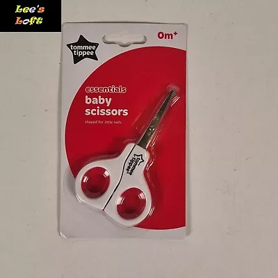 Tommee Tippee Essentials Baby Nail Scissors Shaped For Little Nails 0 Months + • £4.99