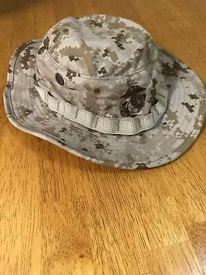 USMC Boonie Cover - Marine Corps Boonie Hat - MARPAT Digital Desert Size S - USA • $24.99