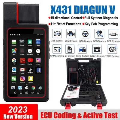 $559 • Buy LAUNCH X431 Diagun V Full System OBD2 Scanner KEY Coding Bidirectional Scan Tool