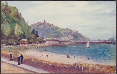 Torquay From Torbay Road Artistic Print Postcard J. Salmon W. W. Quatremain • £0.99