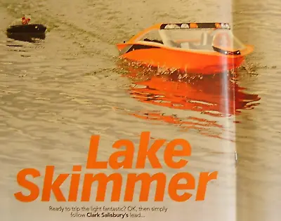Original Model Boat Plans 2023 Lake Skimmer Radio Control Ski Boat • $12.62