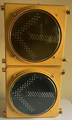 Vintage Retired Traffic Turning Signal's Arrows Light Yellow Green Working • $229.99