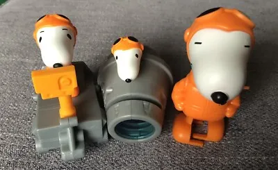 Mcdonalds Snoopy NASA Space Toys X 3 • £5