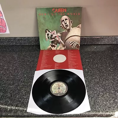 Lp Vinyl Queen Album News Of The World Ema 784 Uk 1st Press 1977 Ex+/ex+ Superb • £44.99