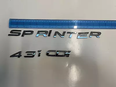 Merc Mercedes Sprinter Van 3D Chrome Logo Badge Emblem • $16.36