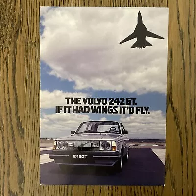 1980 Volvo 242 Gt 242gt Coupe Australia Brochure • $44.94