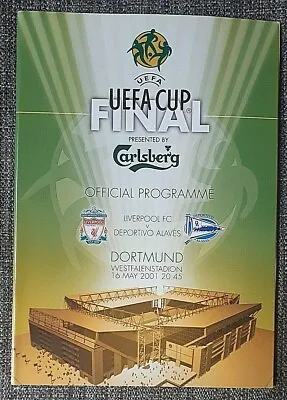 £8.95 • Buy  Liverpool V Deportivo Alaves 2001 Uefa Cup Final Programme  **free Postage**