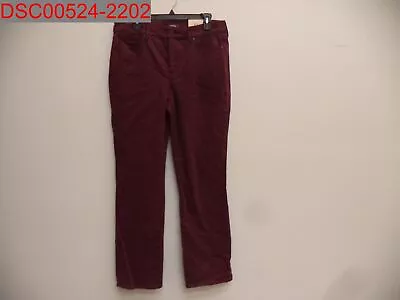 NWOT - NYDJ Women's Deep Merlot Marilyn Straight Jeans Size 12 • $35.95