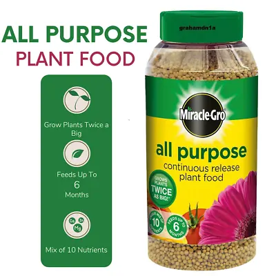 1kg Plant Food Slow Release Feed Miracle-Gro Slow Release All Purpose Plant Food • £10.99