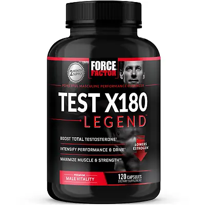 Force Factor Test X180 Legend - Testosterone Booster And Muscle Builder For Men  • $39.99