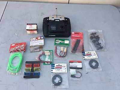 Rc Control Futaba  T2 Er Transmitter And Vintage Accessories Lot • $40