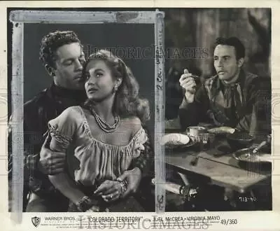 1949 Press Photo John Archer And Virginia Mayo Star In Film  Colorado Territory  • $15.99