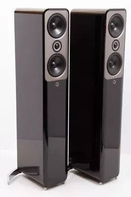 Q Acoustics Concept 50 Speakers Piano Black All Original Packaging • £995