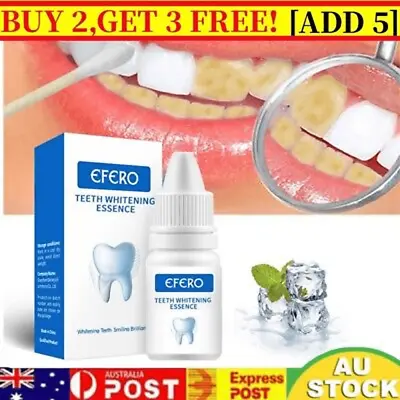 $7.99 • Buy New!instant Tooth Whitening Kit White Teeth Clean Gel Uv Bleach Dental Strength✅