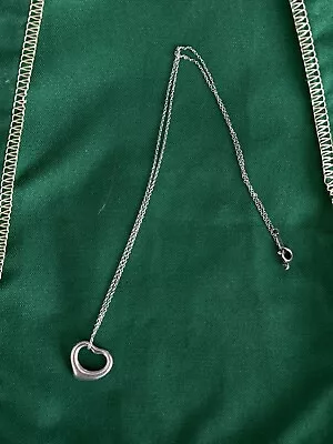 Tiffany & Co. Elsa Peretti Open Heart Necklace 16  • $130