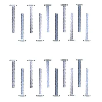Tee Bolt Set -20 Pack 21/4in T Bolts For Woodworking T Track Bolts Jig Bolt 1/4i • $18.67