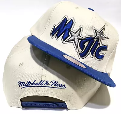 Orlando Magic Mitchell & Ness HWC Natural Classics Snapback Hat Cap XL Team Logo • $32.99