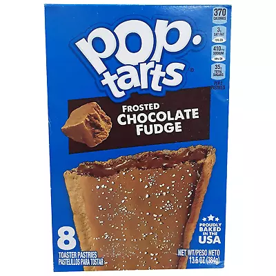£6.99 • Buy Kellogg's Pop-Tarts Frosted Chocolate Fudge Pack Of 3 - 384g (BBD 21/02/22)