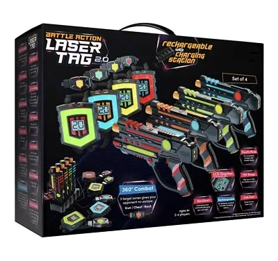 Battle Action Laser Tag Set Of 4 • $200