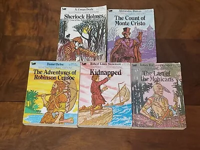 Illustrated Classic Editions Children's Book Lot 5 Titles Moby Books Ppbk • $23.99