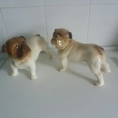 £15 • Buy This Is A Pair Of Vintage Melba Ware British Bulldog Dog Figurines - 9  Long. 