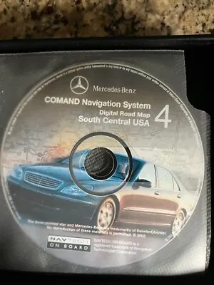 Mercedes-Benz Command Navigation System Digital Road Map CD# 4 South Central USA • $18.95