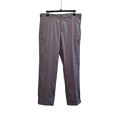 Adidas Mens Golf Pants Size 38 X 34 Gray Performance Stretch • $16