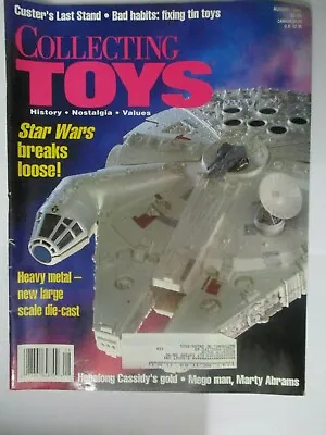 Collecting Toys Magazine August 1995 Star Was Millenium Falcon Mego Man Tin Toys • $12.95