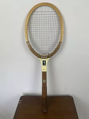 Vintage Chris Evert Autograph Model Wilson Wooden Tennis Racket Racquet Antique • $30