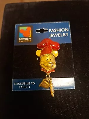 Vintage Mickey Unlimited Disney Mickey Mouse Brooch Pin Nos • $18.95