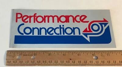 $18 • Buy Vtg Performance Connection Dodge Mopar Chrysler Foil Drag Racing Decal Sticker B