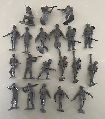 Vintage Marx Battleground German Soldiers (20) 13 Poses World War II • $13.75