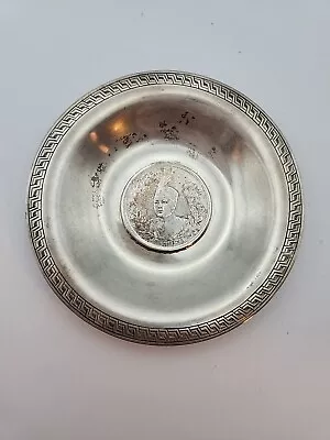 Antique Ahmad Shan Qujar Coin Dish/Tray Silver • $75