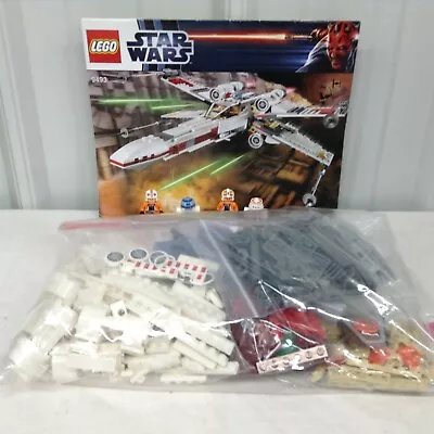 £87.56 • Buy 100% Complete Set EUC Lego Star Wars 9493 X-Wing Starfighter W/Manual, Minifigs 