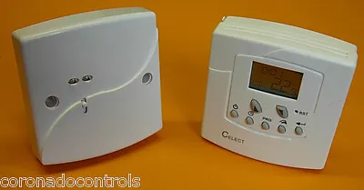 £125 • Buy 5 X Celect Programmable Wireless RF Room Thermostat Volt Free