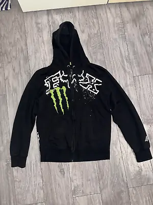 RARE FOX Monster Energy Ricky Carmichael Zip Medium Size • $120