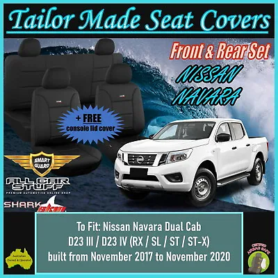 SharkSkin Neoprene Seat Covers For Nissan Navara D23 (NP300): 11/2017 To 11/2020 • $361.47