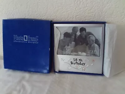 18th Birthday Photo Frame 6 X4  Photo Freestanding With Box Innovative Design • £12